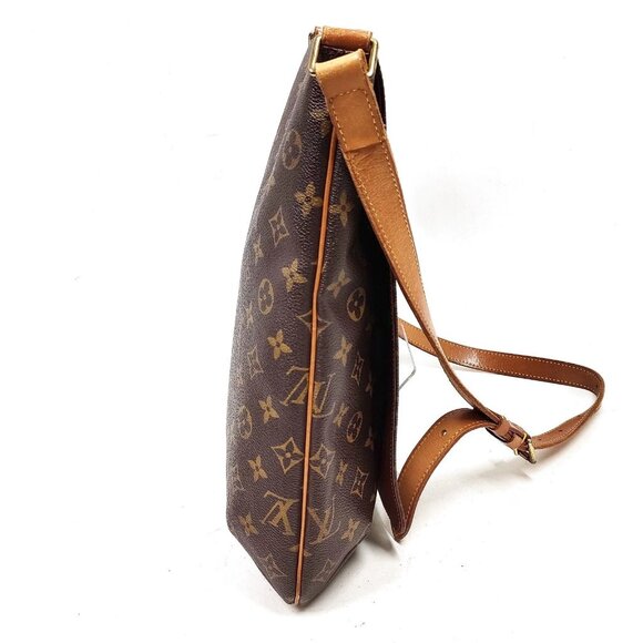 Authentic Louis Vuitton Musette Brown Monogram Shoulder Bag 293-121525 - Picture 3 of 9